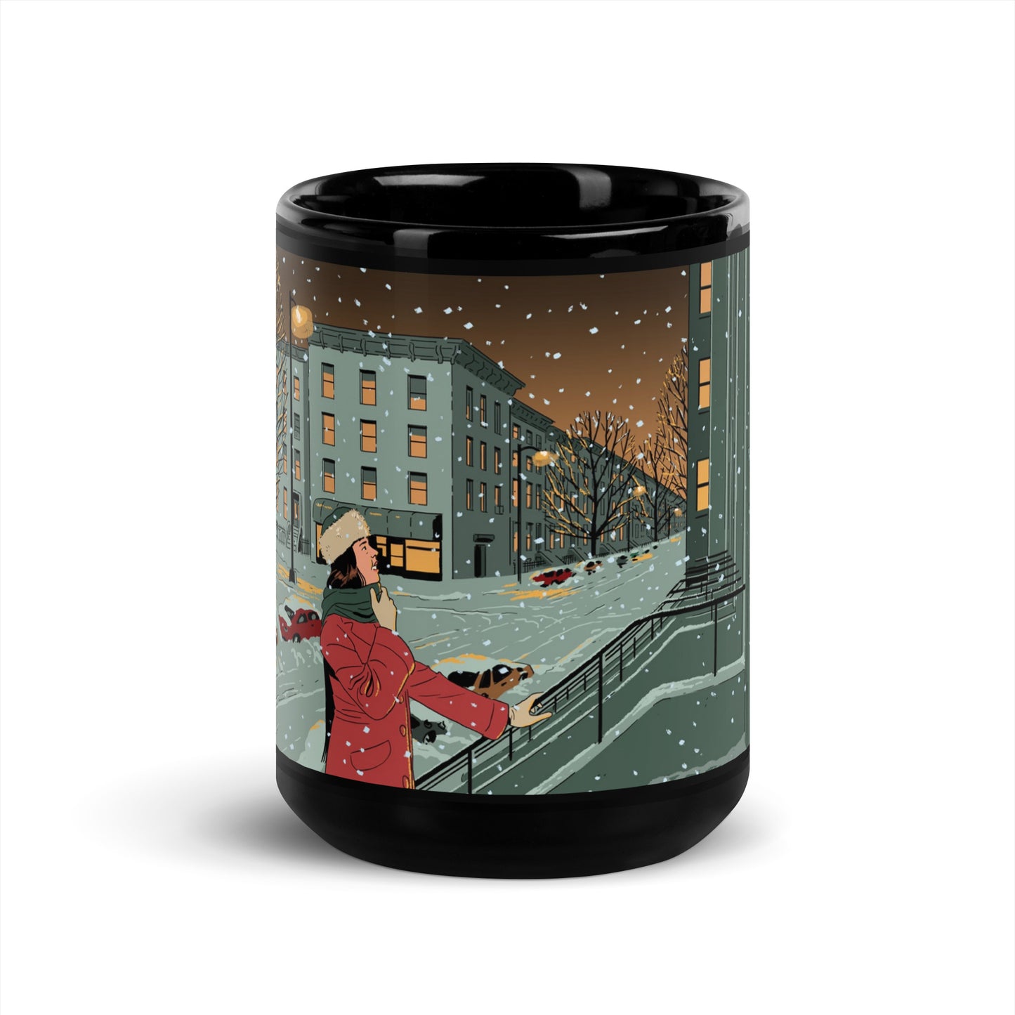 Special Edition Back Cover Art Black Glossy Mug