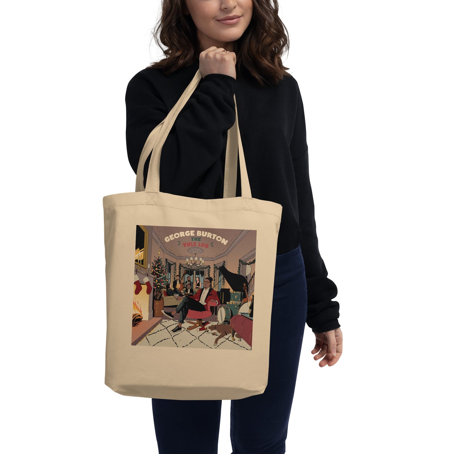 The Yule Log Tote Bag